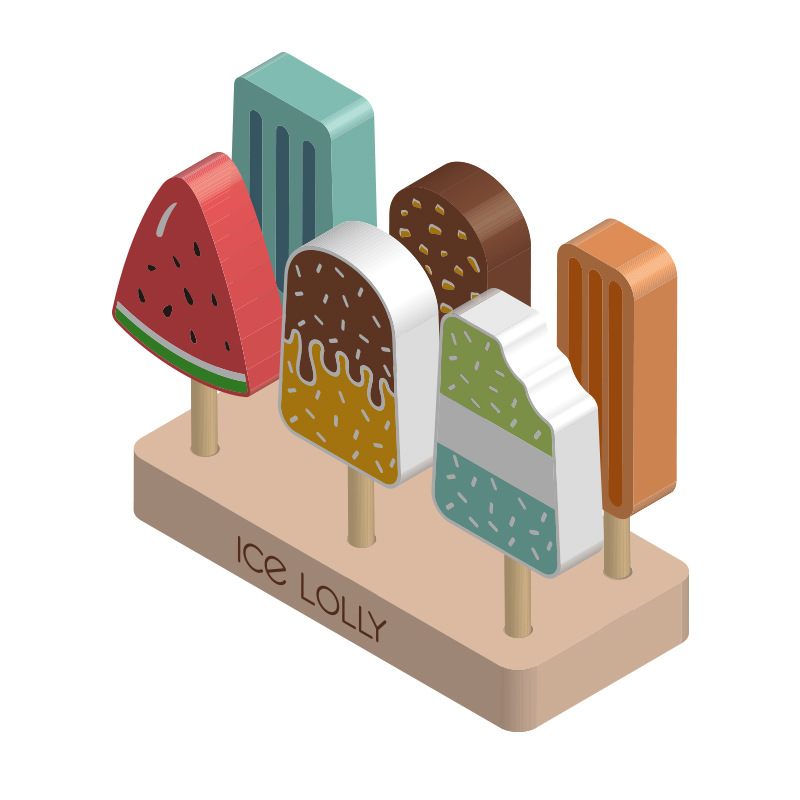 Kitchen Appliances Kids - Wooden Montessori Ice Cream Toys Toddlers