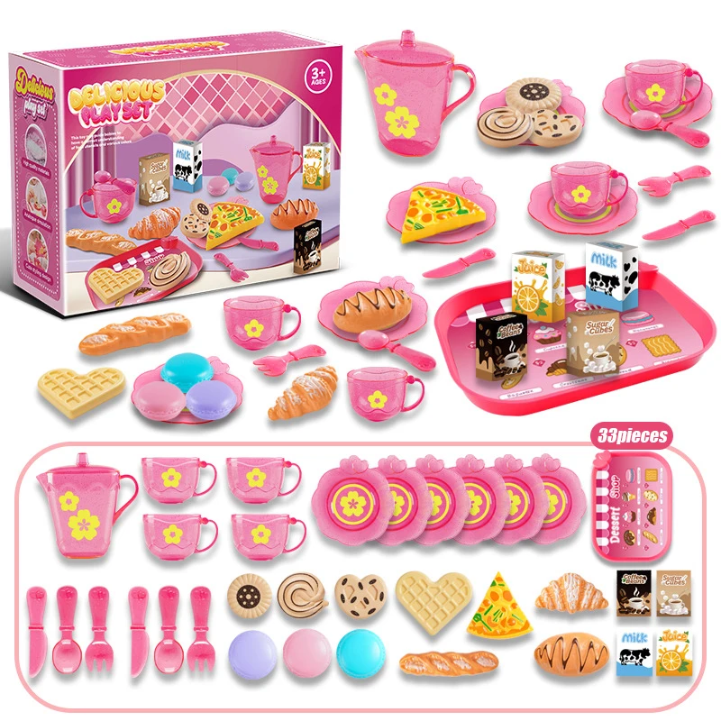 Kitchen Appliances Kids - Toy Tea Set For Little Girls