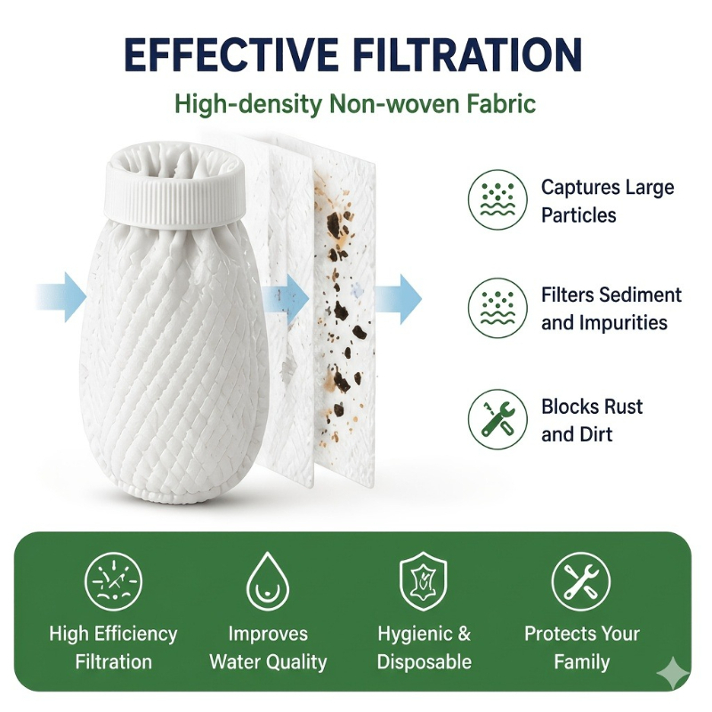 Kitchen Appliances And Utensils - High Density Non-Woven Fabric Faucet Filter