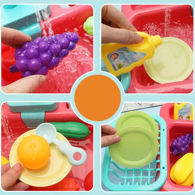 Kitchen Toy Plastic Dish‑Wash  - đánh giá và giá Kitchen Appliances Kids
