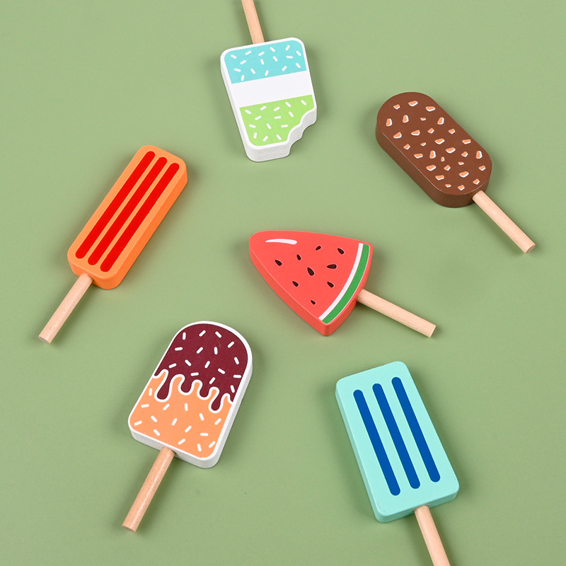 Wooden Montessori Ice Cream To - đánh giá và giá Kitchen Appliances Kids