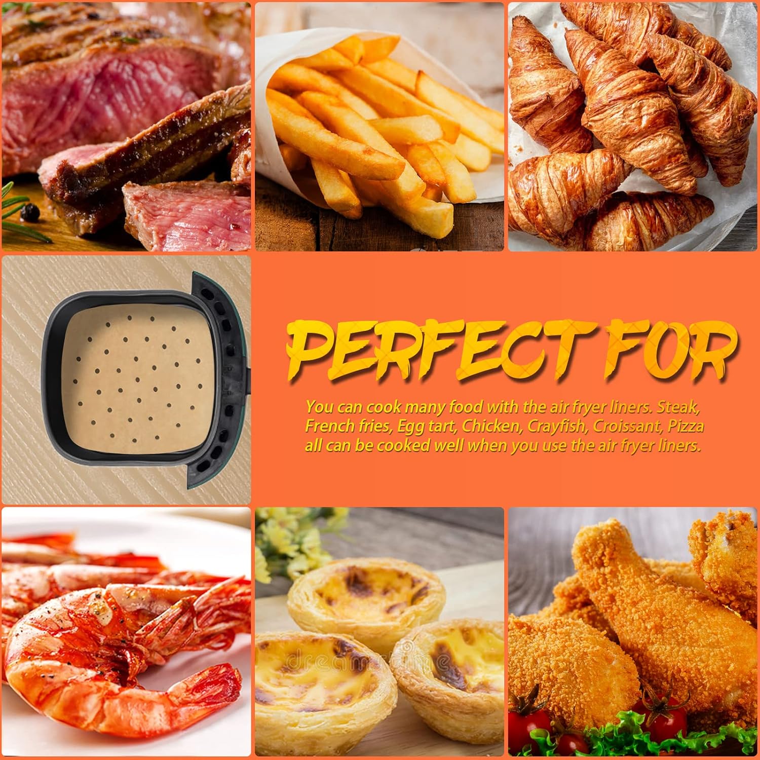 100Pcs 23cm XXL Square Hot Air - đánh giá và giá Air Fryer 5L Digital