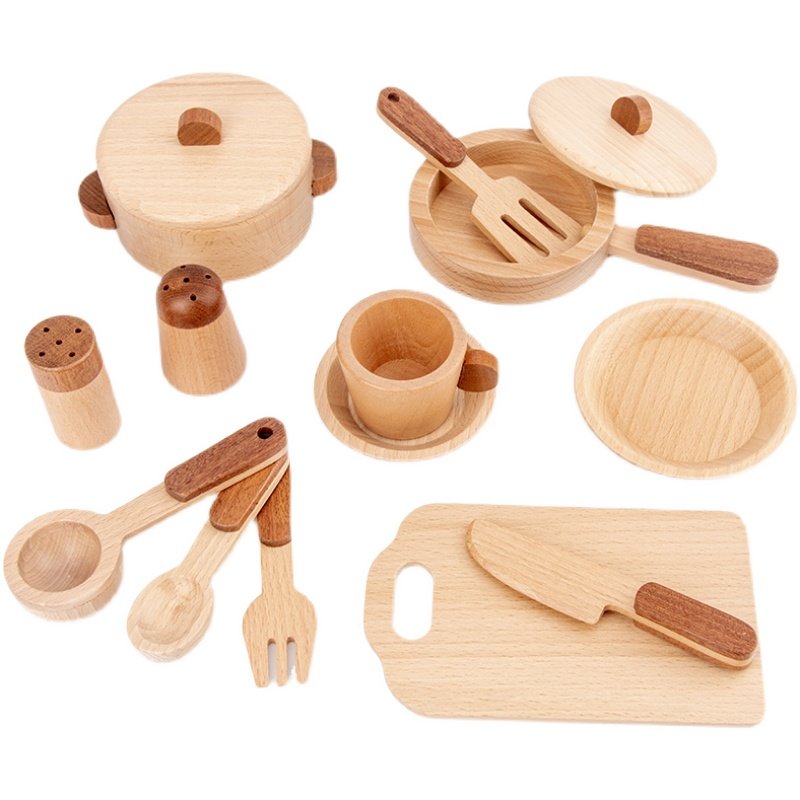 Maoduo Toys Beech Wooden Kids  - đánh giá và giá Kitchen Appliances And Utensils
