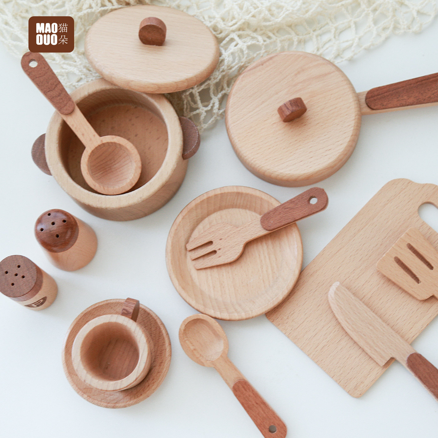 Maoduo Toys Beech Wooden Kids  - đánh giá và giá Kitchen Appliances And Utensils