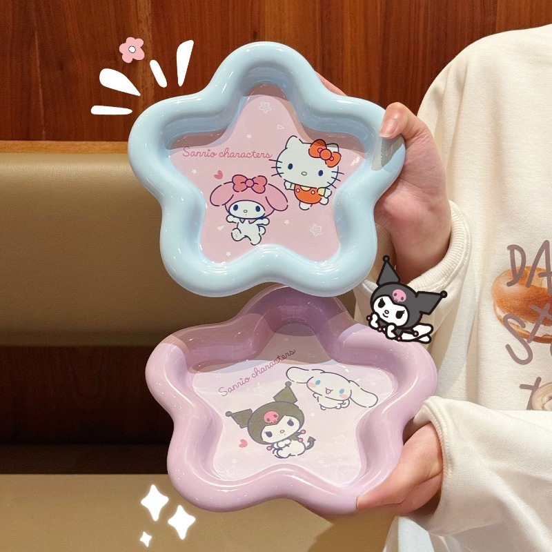 Cartoon Cat Print Ceramic Dinn - đánh giá và giá Kitchen Appliances Combo