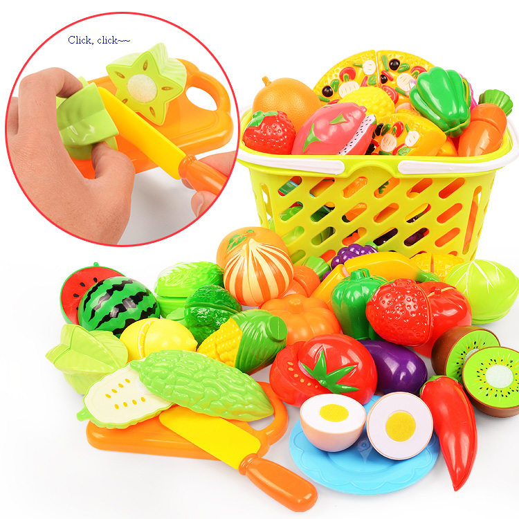 Cutting Play Food Set For Kids - đánh giá và giá Kitchen Appliances Kids